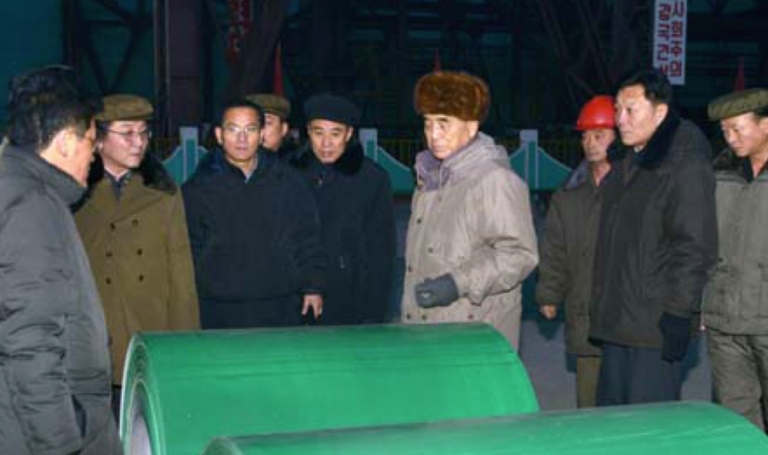 DPRK Premier Pak Pong Ju tours the Kim Cha'ek Iron and Steel Complex (Photo: KCNA).